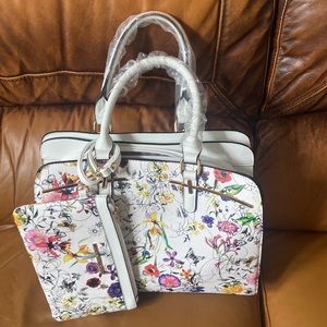 Dasein Purse and with Matching clutch and Dust cover NWT